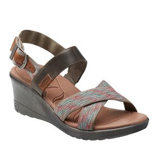 KEEN Skyline Wedge Sandal NWOT, brindle, size 5